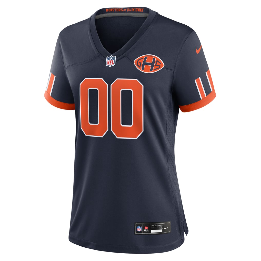 Women's Chicago Bears Navy 2026 Rivalries Collection Game Custom Jersey
