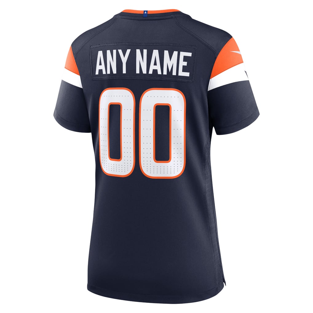 Women's Denver Broncos Navy Alternate Custom Game Jersey