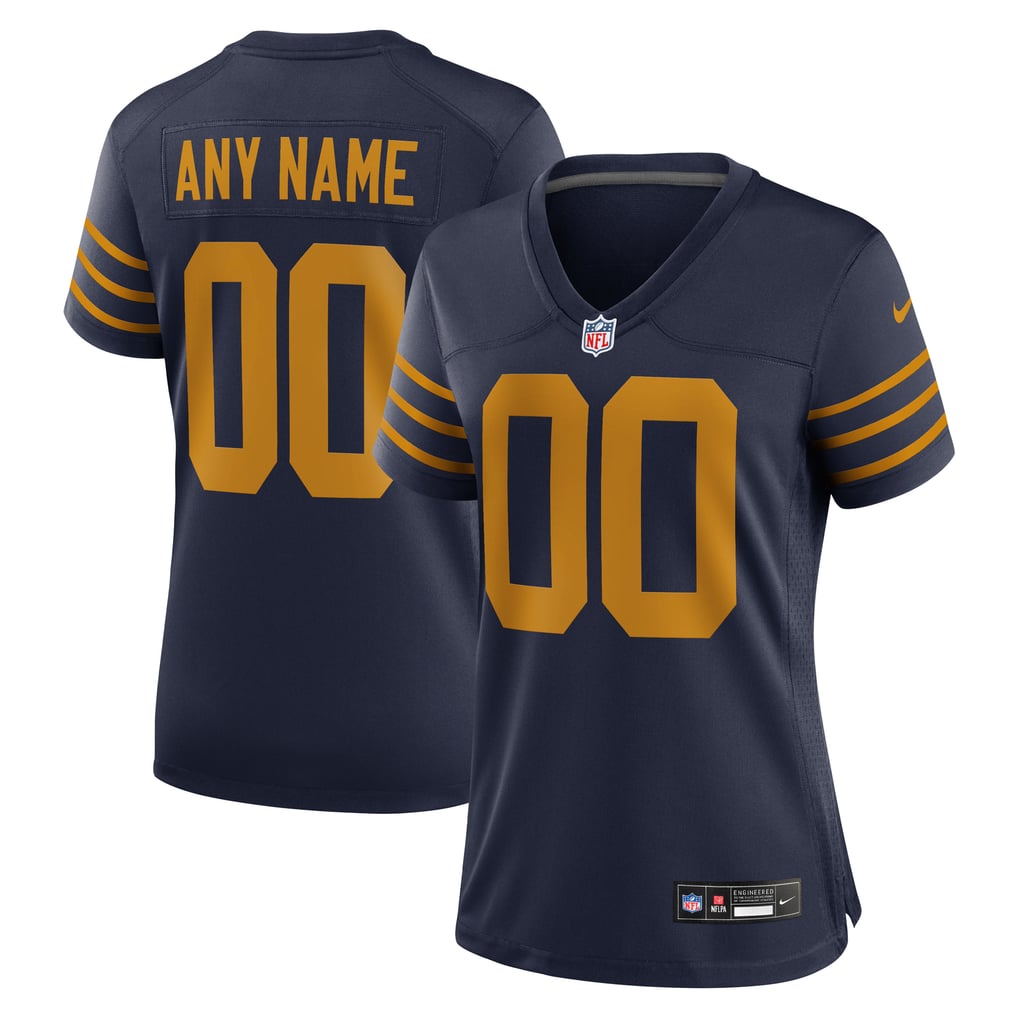 Women's Green Bay Packers Navy The 1923 Classic Game Custom Jersey