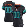 Women's Miami Dolphins Navy Rivalries Collection Custom Game Jersey