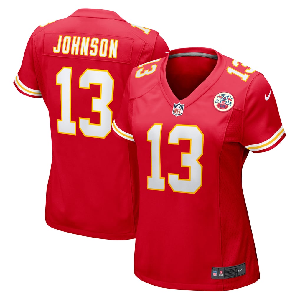 Women's Kansas City Chiefs Nazeeh Johnson Red Game Player Jersey