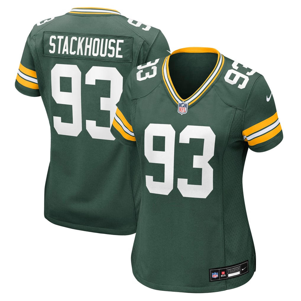 Women's Green Bay Packers Nazir Stackhouse Green Team Game Jersey