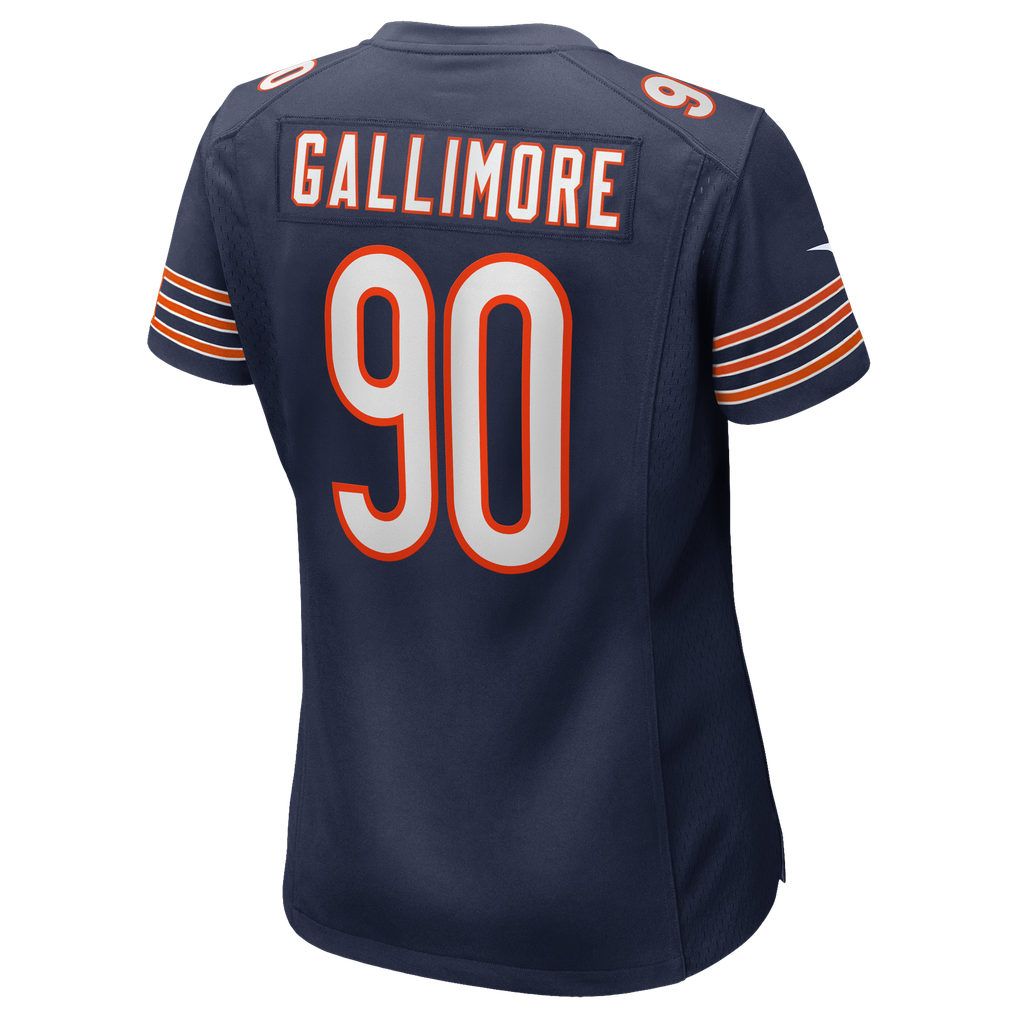 Women's Chicago Bears Neville Gallimore Navy Team Game Jersey