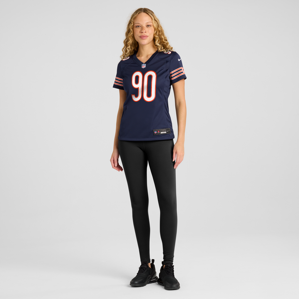 Women's Chicago Bears Neville Gallimore Navy Team Game Jersey