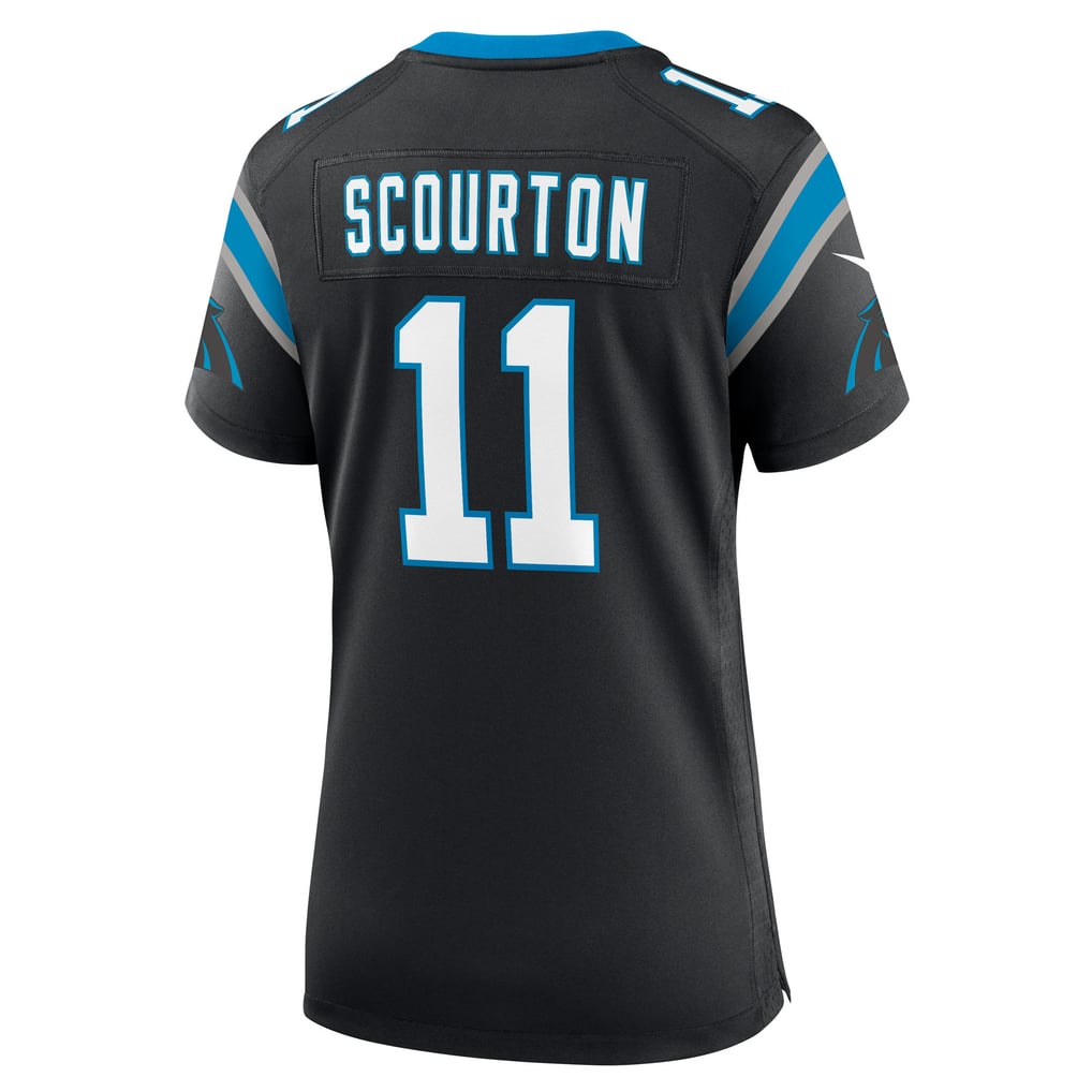 Women's Carolina Panthers Nic Scourton Black Team Game Jersey