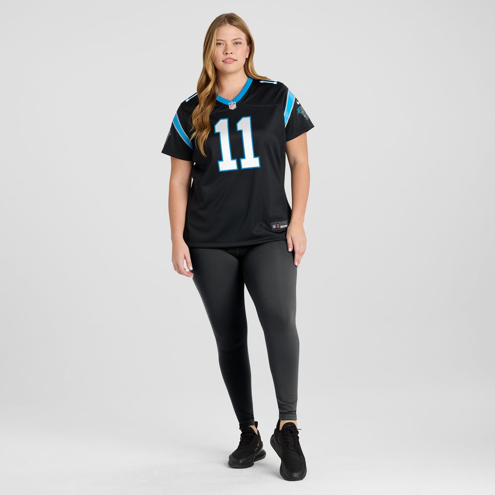 Women's Carolina Panthers Nic Scourton Black Team Game Jersey