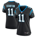 Women's Carolina Panthers Nic Scourton Black Team Game Jersey