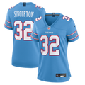 Women's Tennessee Titans Nicholas Singleton Light Blue Team Game Jersey