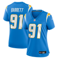 Women's Los Angeles Chargers Nick Barrett Powder Blue Team Game Jersey