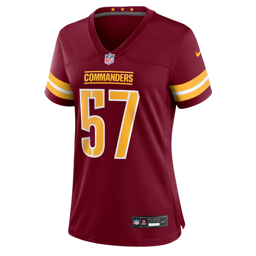 Women's Washington Commanders Nick Bellore Burgundy Team Game Jersey