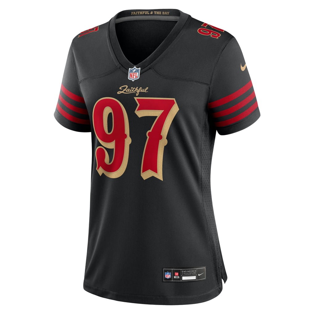 Women's San Francisco 49ers Nick Bosa Black Rivalries Collection Game Jersey