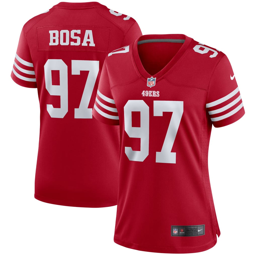 Women's San Francisco 49ers Nick Bosa Scarlet Player Jersey