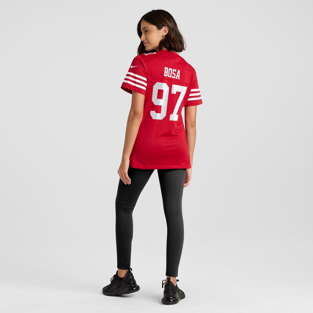 Women's San Francisco 49ers Nick Bosa Scarlet Player Jersey