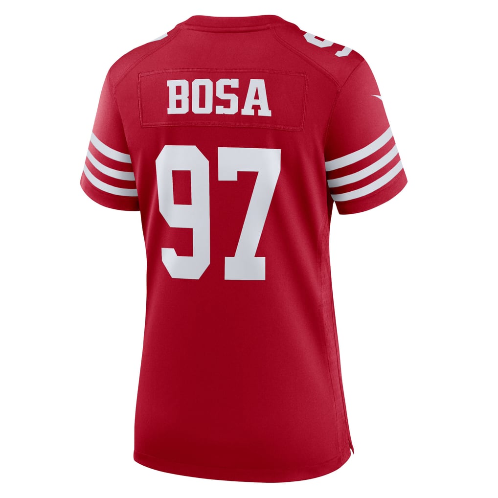 Women's San Francisco 49ers Nick Bosa Scarlet Team Game Player Jersey