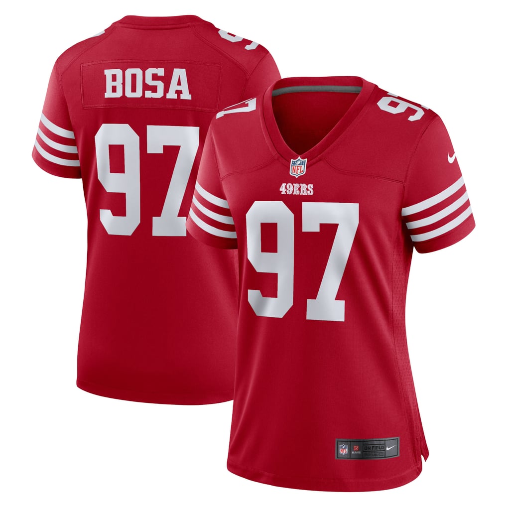 Women's San Francisco 49ers Nick Bosa Scarlet Team Game Player Jersey