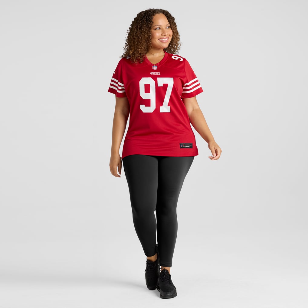 Women's San Francisco 49ers Nick Bosa Scarlet Team Game Player Jersey