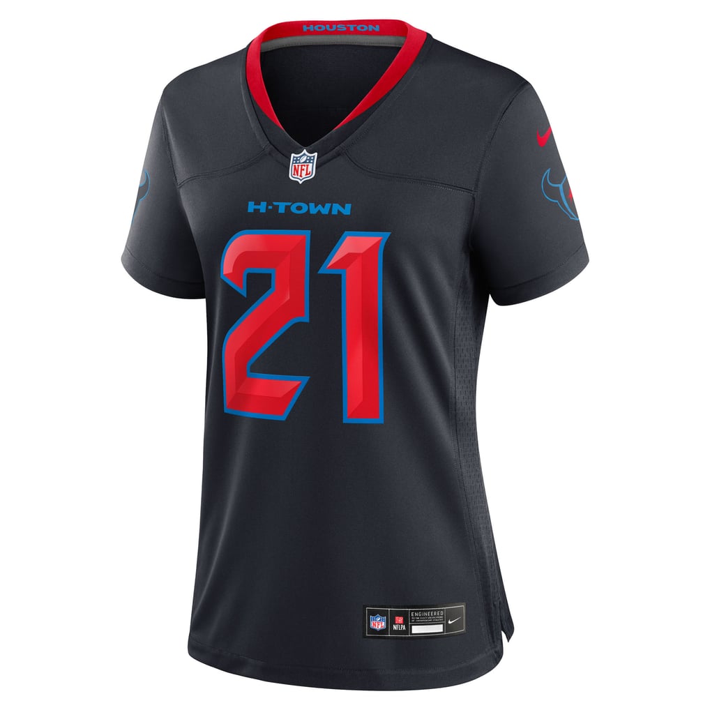 Women's Houston Texans Nick Chubb Navy Game Jersey