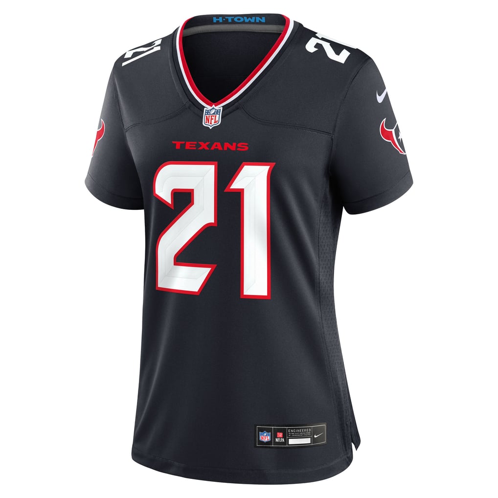 Women's Houston Texans Nick Chubb Navy Team Game Jersey