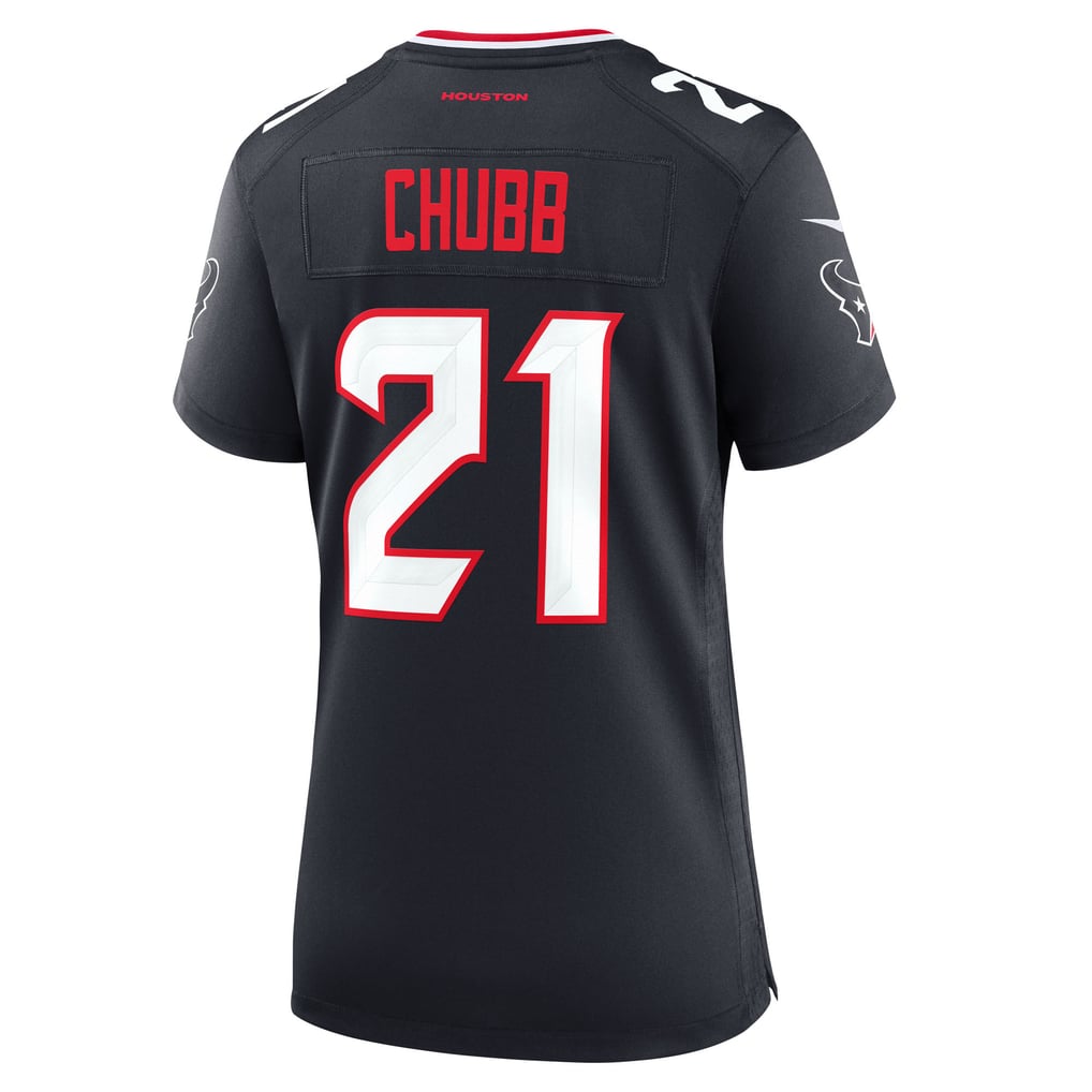 Women's Houston Texans Nick Chubb Navy Team Game Jersey