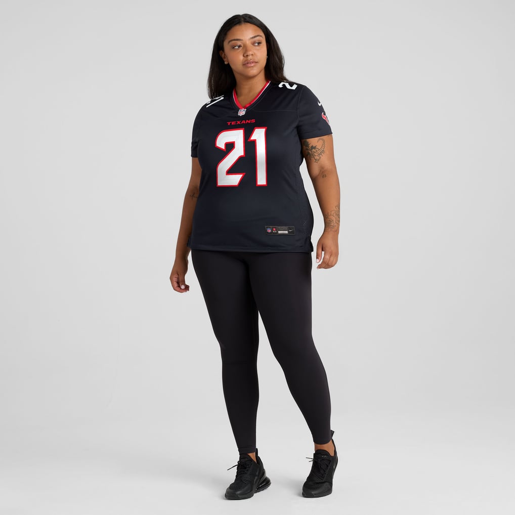 Women's Houston Texans Nick Chubb Navy Team Game Jersey