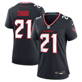 Women's Houston Texans Nick Chubb Navy Team Game Jersey