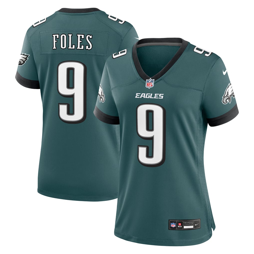 Women's Philadelphia Eagles Nick Foles Midnight Green Team Retired Player Game Jersey