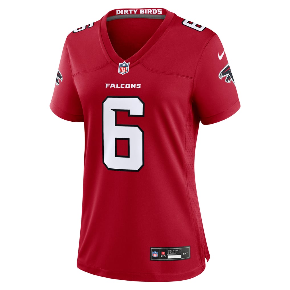 Women's Atlanta Falcons Nick Folk Red Team Game Jersey
