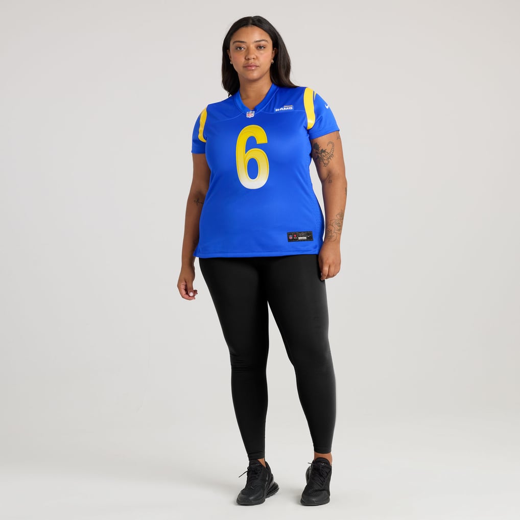 Women's Los Angeles Rams Nick Hampton Royal Team Game Jersey