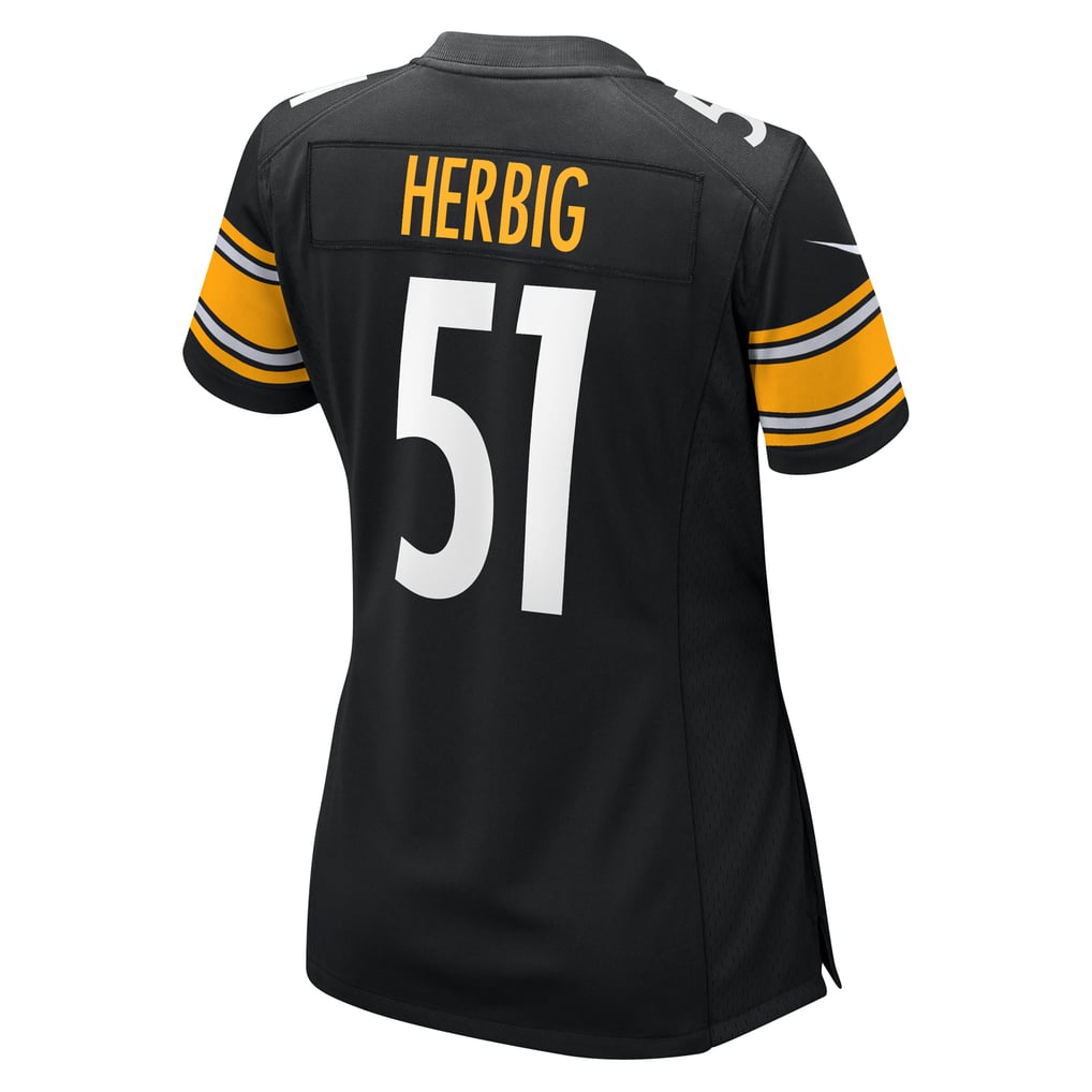 Women's Pittsburgh Steelers Nick Herbig Black Game Jersey
