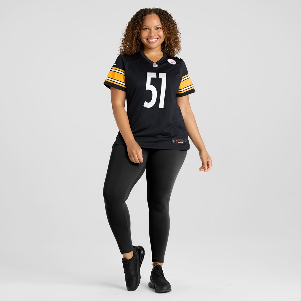 Women's Pittsburgh Steelers Nick Herbig Black Game Jersey