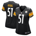 Women's Pittsburgh Steelers Nick Herbig Black Game Jersey