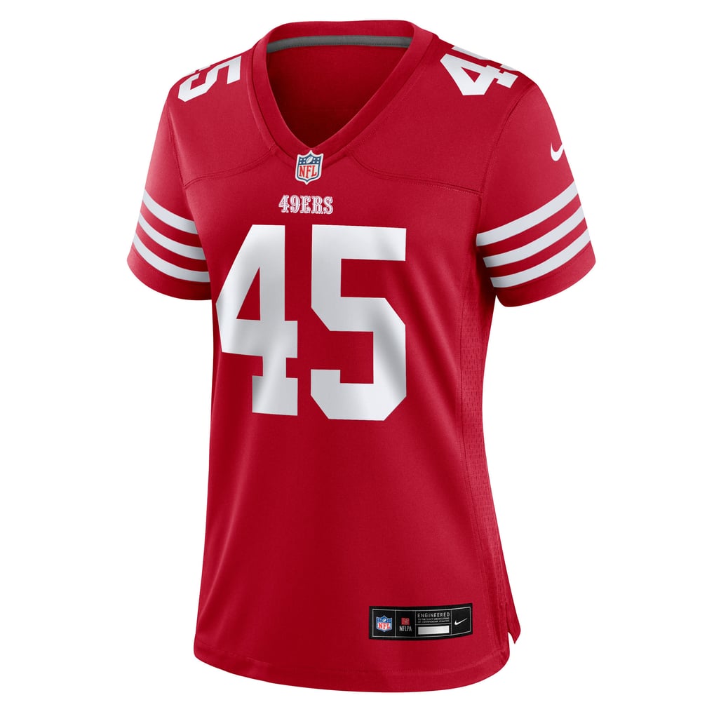 Women's San Francisco 49ers Nick Martin Scarlet Team Game Jersey