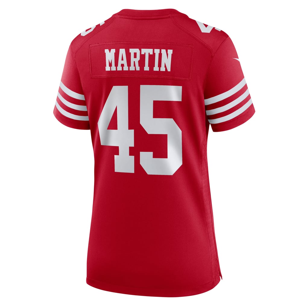 Women's San Francisco 49ers Nick Martin Scarlet Team Game Jersey