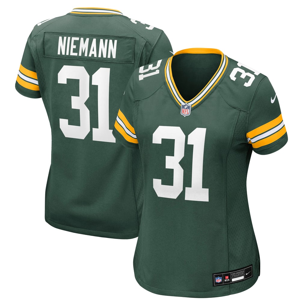 Women's Green Bay Packers Nick Niemann Green Team Game Jersey