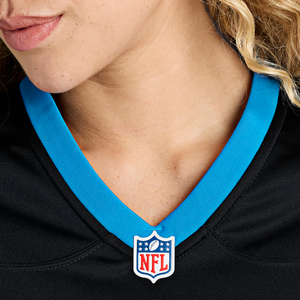 Women's Carolina Panthers Nick Samac Black Team Game Jersey