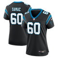 Women's Carolina Panthers Nick Samac Black Team Game Jersey