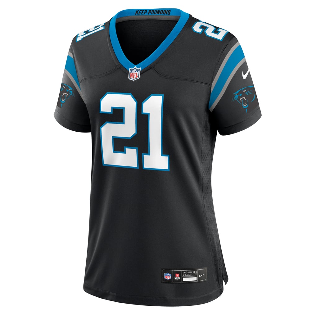 Women's Carolina Panthers Nick Scott Black Game Jersey