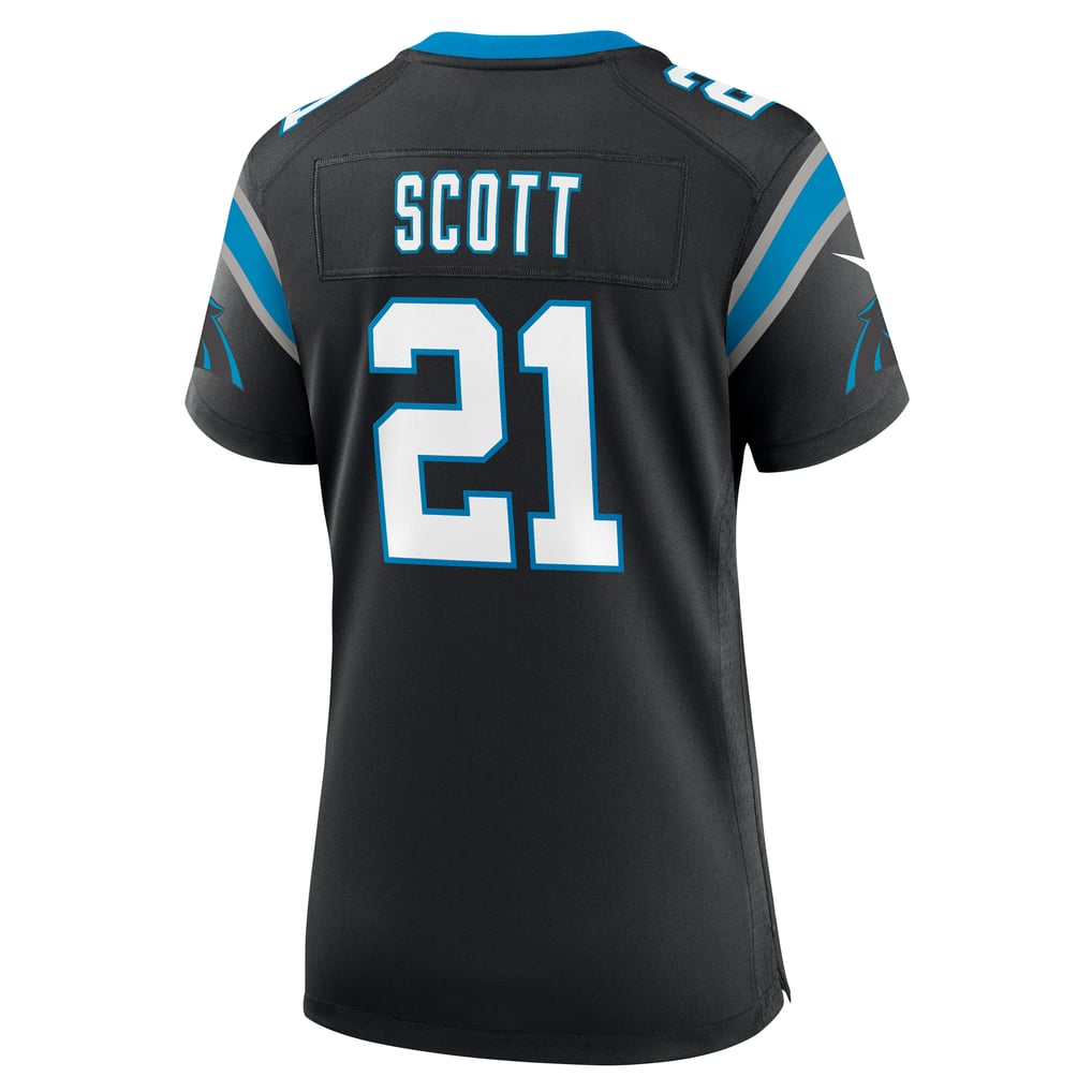 Women's Carolina Panthers Nick Scott Black Game Jersey