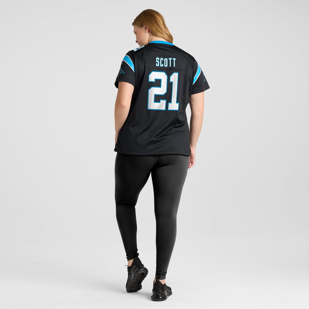 Women's Carolina Panthers Nick Scott Black Game Jersey