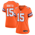 Women's Denver Broncos Nik Bonitto Orange Alternate 2 Mile High Collection 1977 Throwback Game Jersey