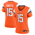 Women's Denver Broncos Nik Bonitto Orange Team Game Jersey