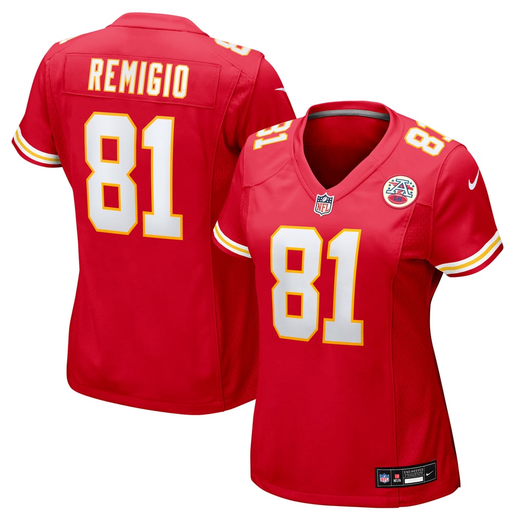 Women's Kansas City Chiefs Nikko Remigio Red Team Game Jersey