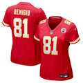 Women's Kansas City Chiefs Nikko Remigio Red Team Game Jersey