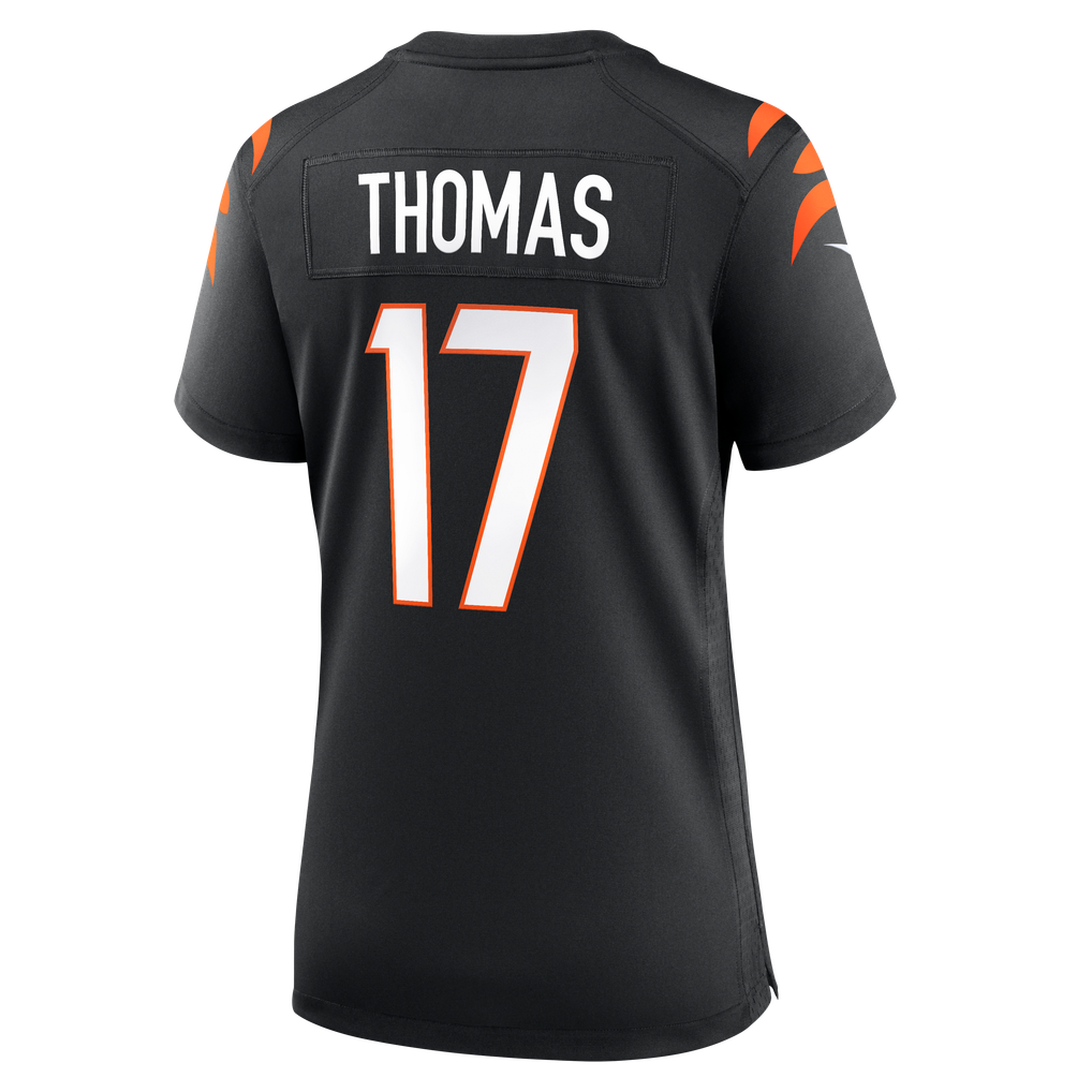 Women's Cincinnati Bengals Noah Thomas Black Team Game Jersey