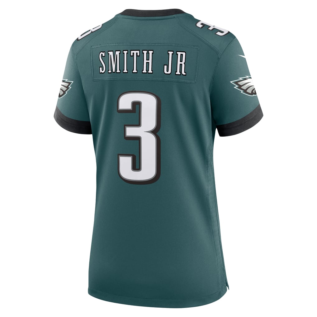 Women's Philadelphia Eagles Nolan Smith Jr. Midnight Green Team Game Jersey