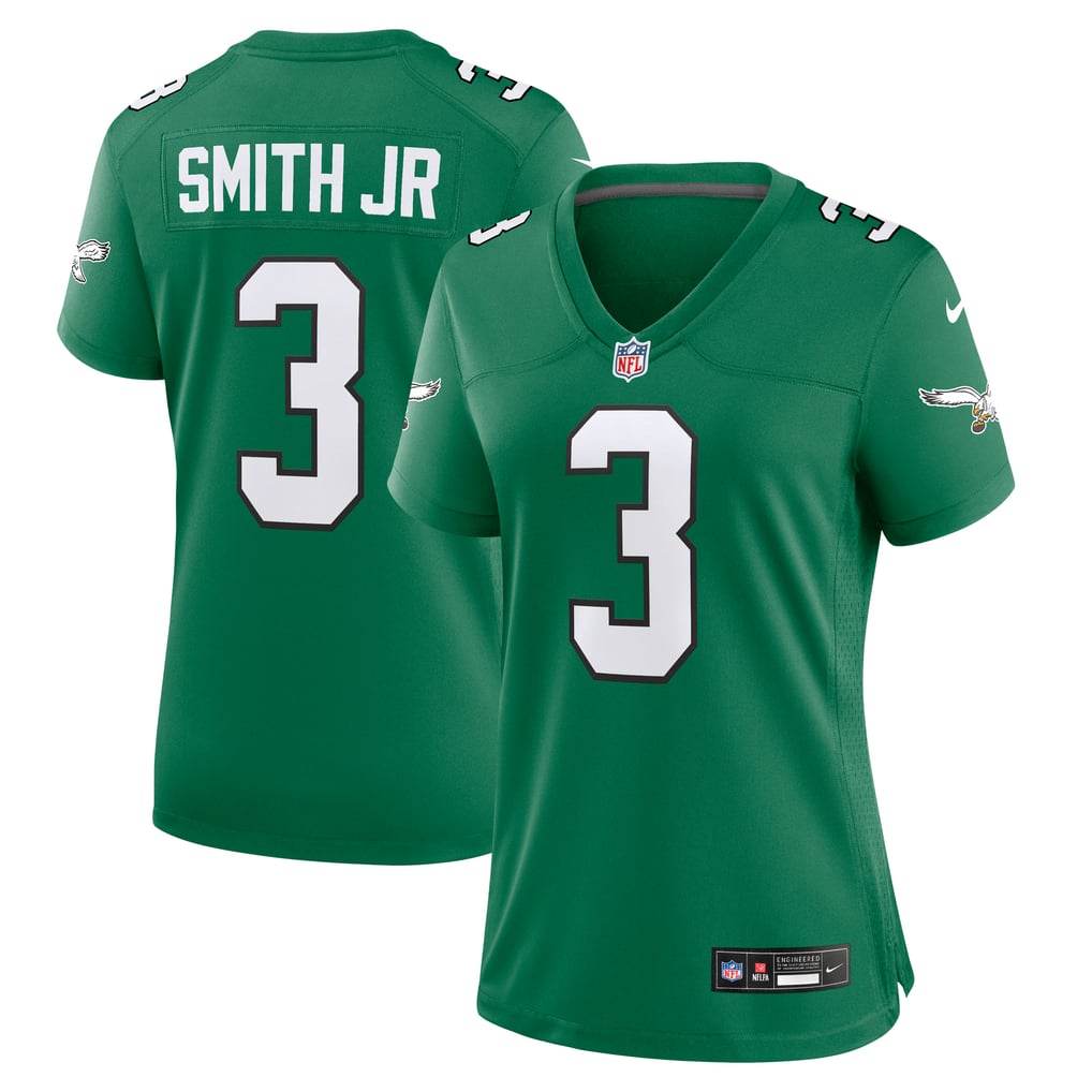 Women's Philadelphia Eagles Nolan Smith Kelly Green Alternate Game Jersey