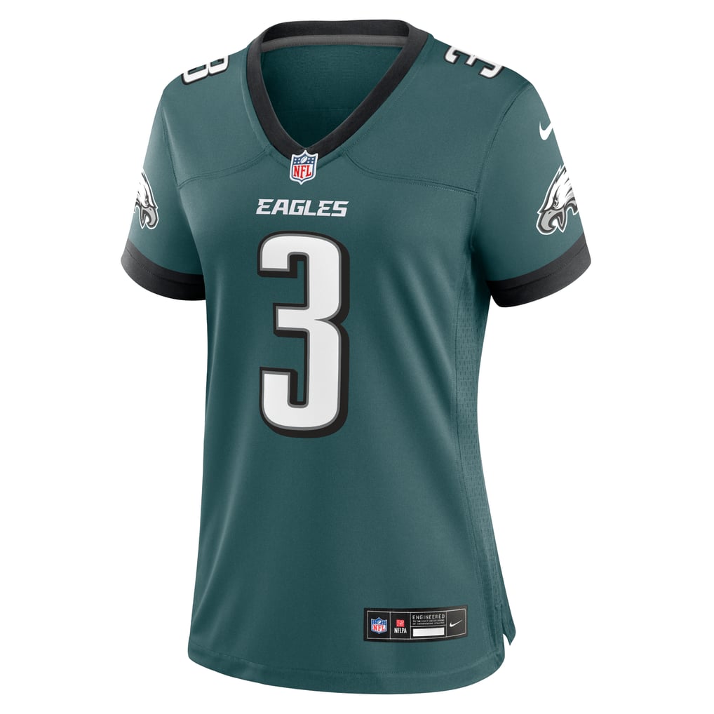 Women's Philadelphia Eagles Nolan Smith Midnight Green Team Game Jersey
