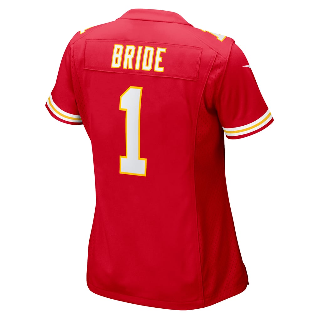 Women's Kansas City Chiefs Number 1 Bride Red Game Jersey