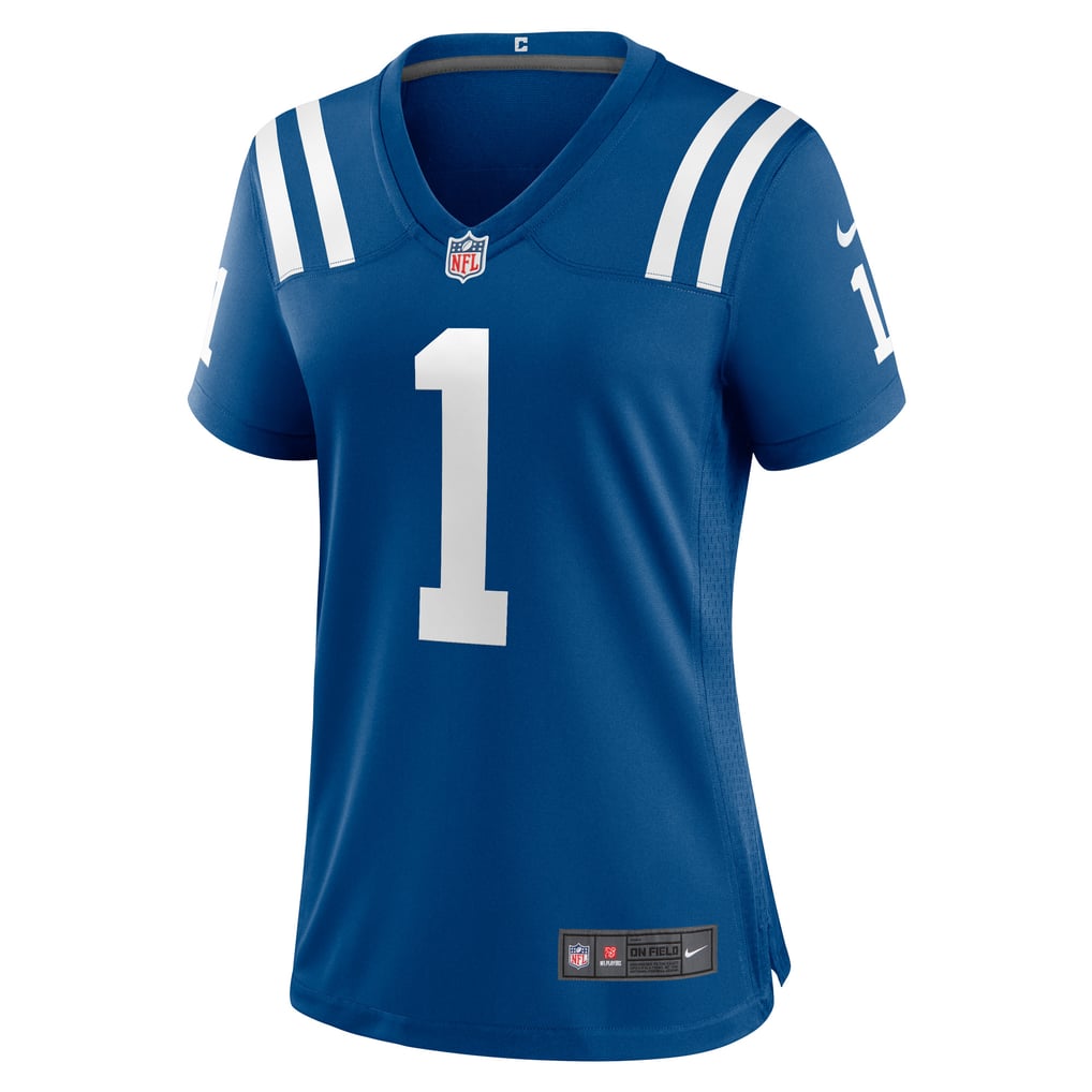Women's Indianapolis Colts Number 1 Bride Royal Game Jersey