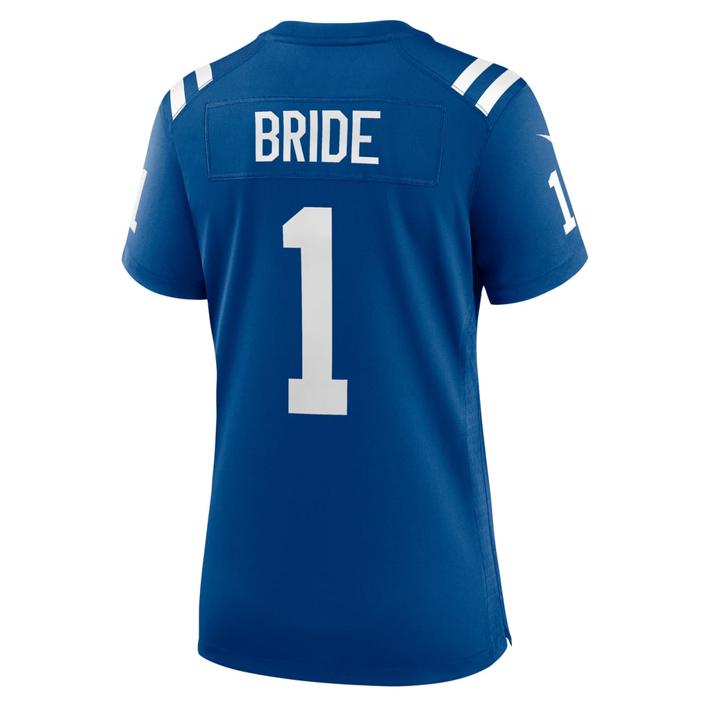 Women's Indianapolis Colts Number 1 Bride Royal Game Jersey